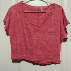 SO Women's Soft Pink Crop Top